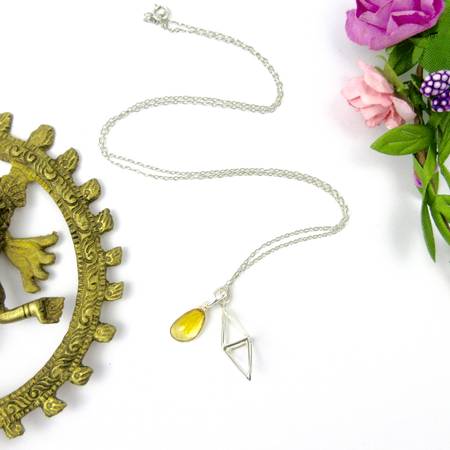 citrine necklace, sacred geometry necklace, Jewels of Saraswati, gemstone jewelry, sacred jewelry, 